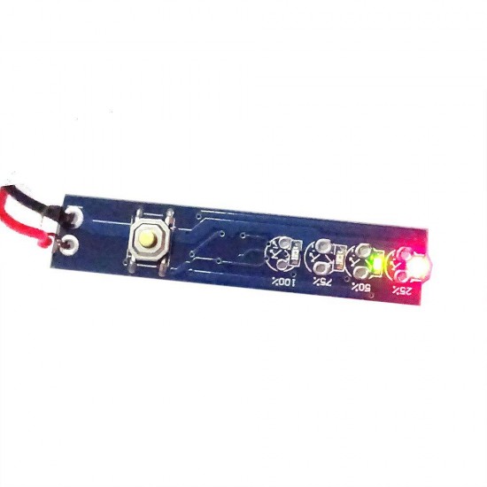 3pcs 4S Single 3.7V 18650 Lithium Battery Capacity Indicator Module Percent Power Level Tester LED Display Board