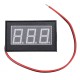 3pcs Blue DC3-30V LCD Display Digital Voltage Meter Waterproof Dustproof 0.4 Inch LED Digital Tube