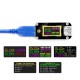 3pcs FNB28 Current And Voltage Meter USB Tester QC2.0/QC3.0/FCP/SCP/AFC Fast Charging Protocol Trigger Capacity Test