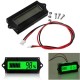 3pcs GY-6 Y6 12V 24V 36V 48V Lead Acid Battery 2-15S Lithium Battery Universal Adjustable 6-65V Green Screen Waterproof LCD Capacity Display Board Indicator Digital Voltmeter