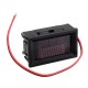 5Pcs DC 12V 36V 60V Car Lead Acid Battery Capacity Indicator 10 Segment Digital Lithium Battery Charge Level Indicator