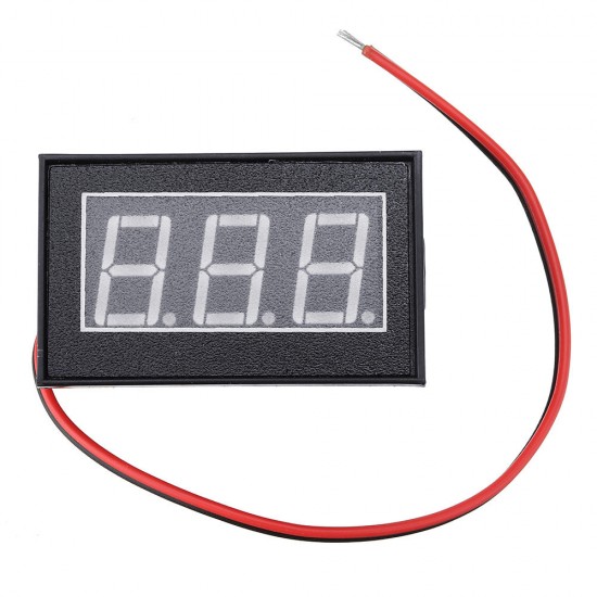 5pcs Blue DC3-30V LCD Display Digital Voltage Meter Waterproof Dustproof 0.4 Inch LED Digital Tube