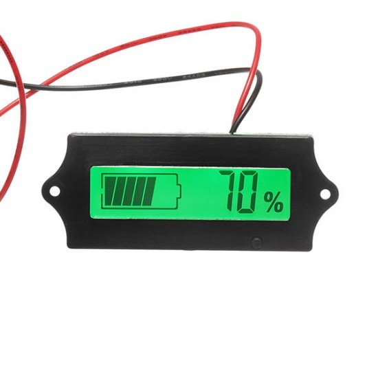 5pcs GY-6A 12V 24V 36V 48V Lead Acid Battery 2-15S Lithium Battery Capacity Indicator Voltmeter