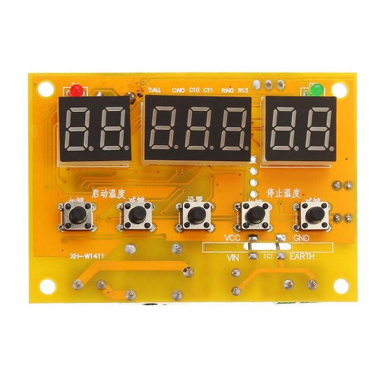 XH-W1411 12V 10A Smart Electronics LED Digital Thermometer Temperature Controller Switch Module