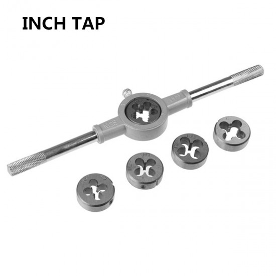 40Pcs Metric Tap Wrench and Die Pro Set M3-M12 Nut Bolt Alloy Metal Hand Tools