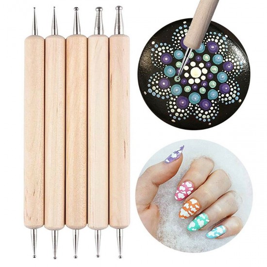 41Pcs Acrylic Nail Art Dotting Pen Art Mandala Manicure Painting Tool Kit Set