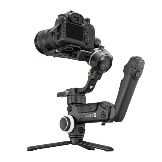 Crane 3S 2.4G WiFi bluetooth 5.0 Payload 6.5KG 3-Axis Handheld DSLR Video Camera Gimbal Stabilizer with SmartSling Handle