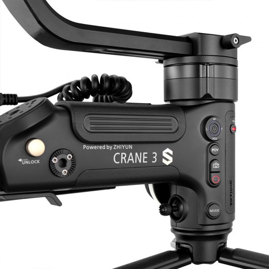 Crane 3S 2.4G WiFi bluetooth 5.0 Payload 6.5KG 3-Axis Handheld DSLR Video Camera Gimbal Stabilizer with SmartSling Handle