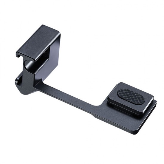 R032 Universal Dual Hot Shoe Camera Mount Extension Bracket Vlog Microphone LED Light Extend Stand