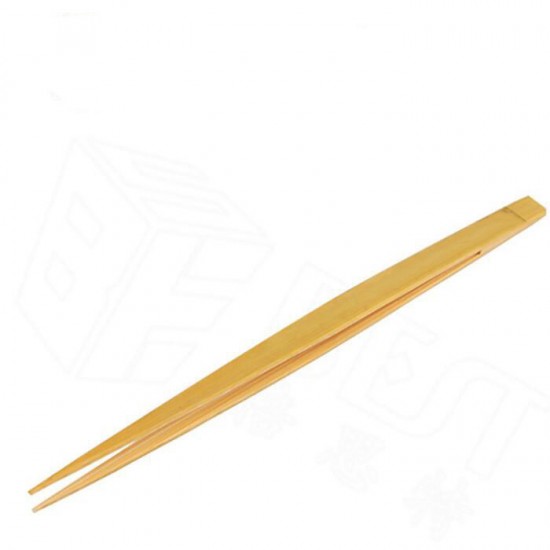 BST-21 Industrial Non-tooth Anti-loss Tweezer Anti-static Bamboo Tweezers