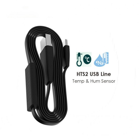 HTS2 USB Cable Temperature and Humidity Sensor Smart Linkage Line with RM4 Pro For Smart Home
