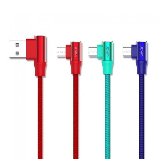 LM28 1M USB Type-C 2A 90 Degree Fast Charging Data Cable for Samsung Huawei