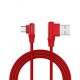 LM28 1M USB Type-C 2A 90 Degree Fast Charging Data Cable for Samsung Huawei