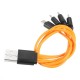 Micro USB 4 in 1 5V/2A Charging Cable for USB Rechargeable Battery