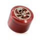 Multi Color 4Layers 63mm Zinc Alloy Skull Shape With Drawer Herb Grinder Tobaccos Grinder Herb Grinder