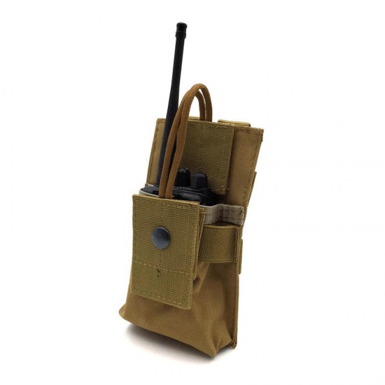 Hunting MOLLE System Outdoor Multi-functional Tactical Intercom Package Bag Army Fan Appendage