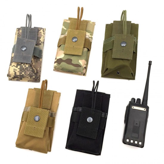 Hunting MOLLE System Outdoor Multi-functional Tactical Intercom Package Bag Army Fan Appendage