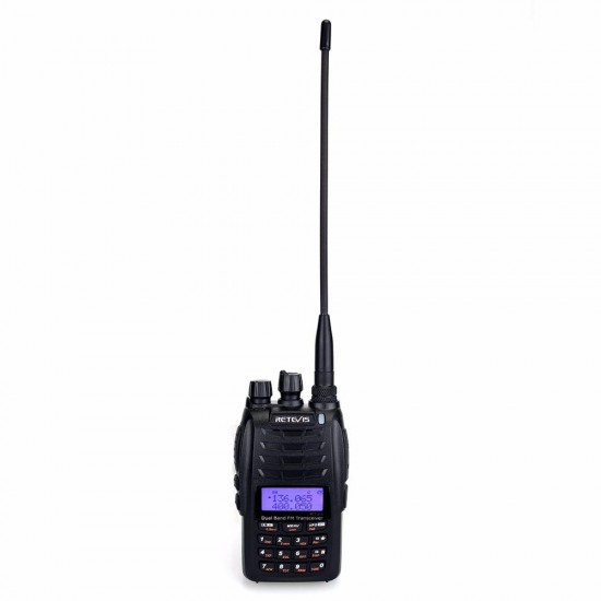 RT23 Walkie Talkie Cross-Band Repeater UHF+VHF 136-174+400-480Mhz Dual PTT Dual Receive 1750Hz Ham Radio A9122A