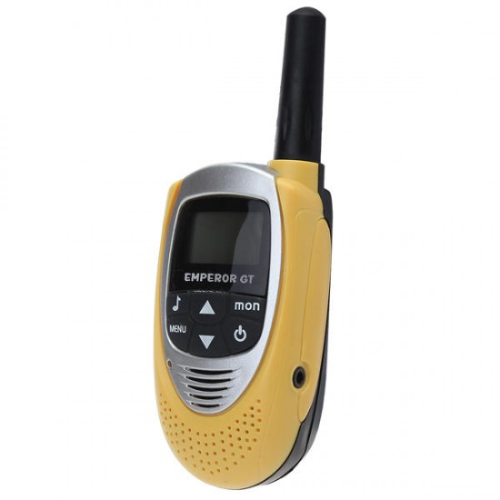 T-228 0.5W 20 Channels Backlit LCD Screen Walkie Talkie Yellow