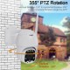 20X Zoom HD 1080P 200W IP Camera PTZ Network HD Surveillance Camera Wireless Phone Remote Rotary Dome Camera