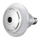 360° WiFi Wireless Panoramic 960P Fisheye Light Bulb IP Camera Lamp APP Control