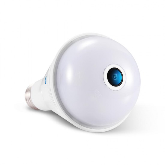 QP137 IP Camera WiFi 2MP HD 1080P 360 Degree Panoramic bluetooth Speaker Bulb Security Camera