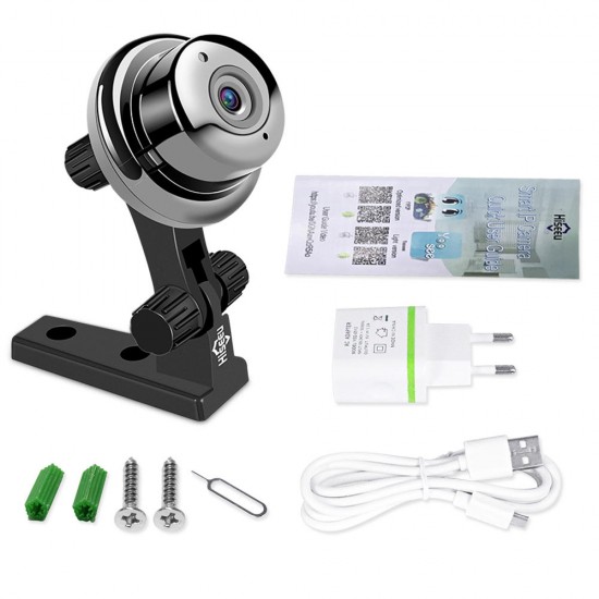 HSY-FH7E Mini 720P Night Vision Video IP Security Camera Wireless HD Baby Monitor