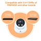 4 in 1 TVI/AHD/CVI Camera 1080P Wide View Mini Dome CCTV Camara Night Vision 3.6mm Lens Analog Camera for Home