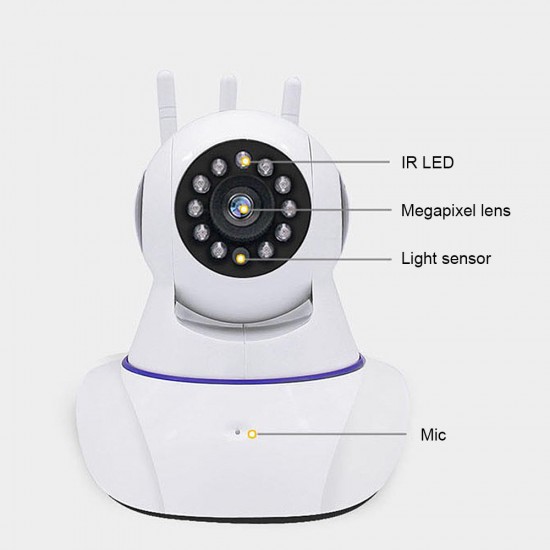 WIFI 1080P ONVIF IP Camera P2P Wireless IR Cut Security Camera Night Vision