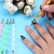 13Pcs Mandala Dotting Tools Set Rock Painting Kit Nail Art Pen Paint Stencil