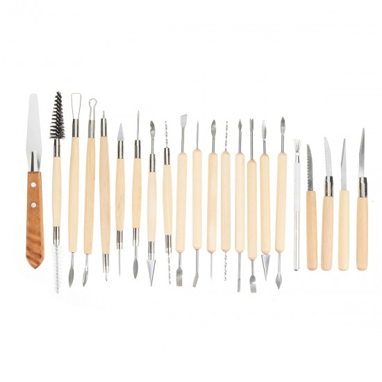 30Pcs Ceramics Clay Sculpture Tool Craft Sculpting Set Pottery Modeling Kit