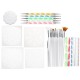 33Pcs Mandala Dotting Tools Set Rock Painting Kit Nail Art Pen Paint Stencil