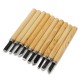 3/4/5/6/8/10/12Pcs Hand Wood Carving Chisels Steel Seal Stone Lettering Engraving Set Tools Engraving Pen