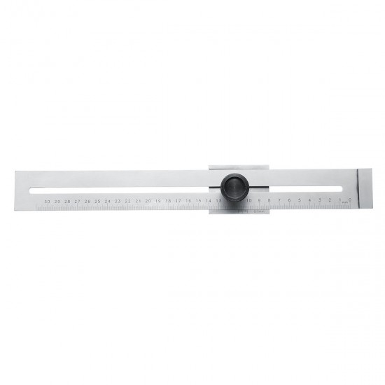 Carbon Steel 0.1mm Precision Parallel Ruler Marker Marking Gauge Line Ruler 300mm