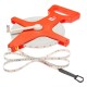 Durable 100M Fiberglass Open Reel Measuring Survey Tape Metric Imperial Measure