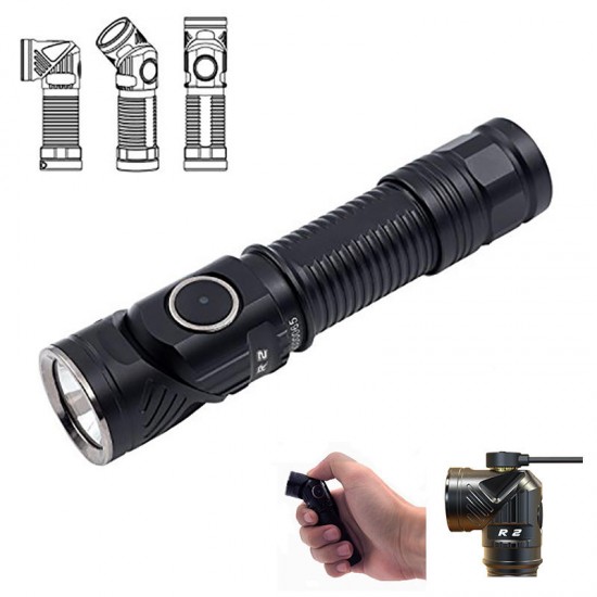 R2 L2 U3 700LM Rechargeable Magnetic Charging Head Rotation EDC LED Flashlight Headlamp