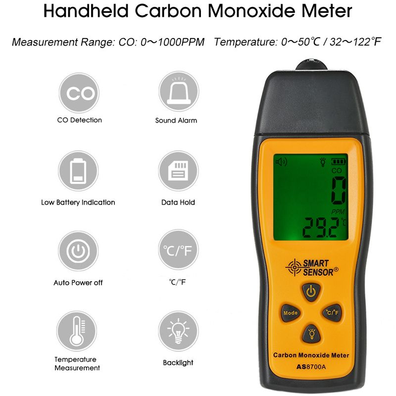 SMARTSENSOR-AS8700A-Handheld-LCD-CO-Gas-Analyzer-Carbon-Monoxide-Tester-Gas-Detector-0-1000ppm-Tempe-1190138