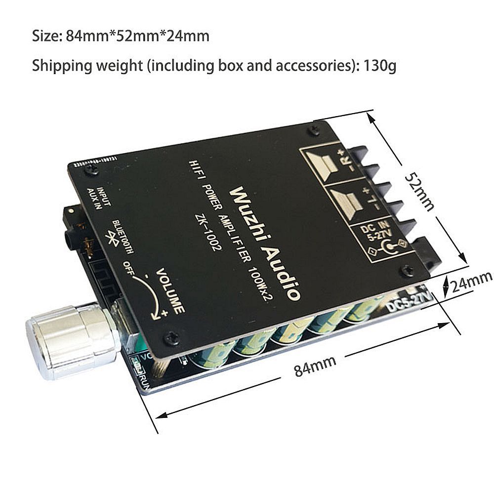 3Pcs-1002-HIFI-2x100W-TPA3116-AUX-bluetooth-50-HIFI-High-Power-Digital-Amplifier-Stereo-Board-AMP-Am-1759977