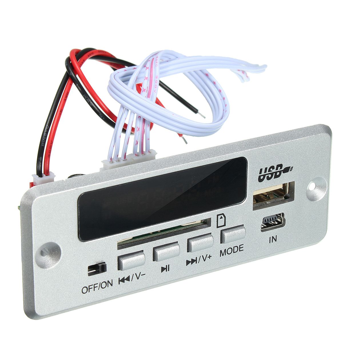 5Pcs-DC-12V5V-MP3-Decode-Board-LED-USB-AUX-FM-bluetooth-Radio-Amplifier-With-Remote-1136334