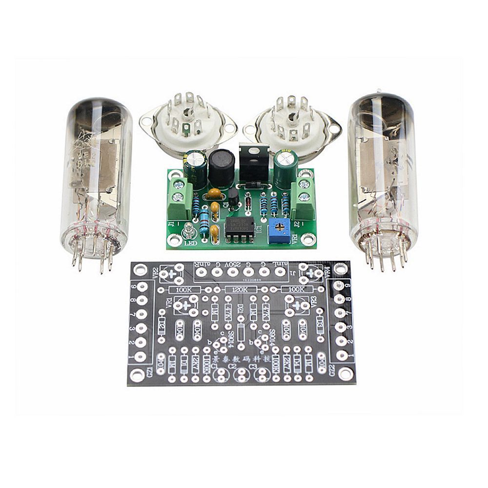 Dual-Channel-6E2-Tube-Indicator-Driver-Kits-Board-Level-Indicator-Amplifier-DIY-Audio-Fluorescent-DC-1645753