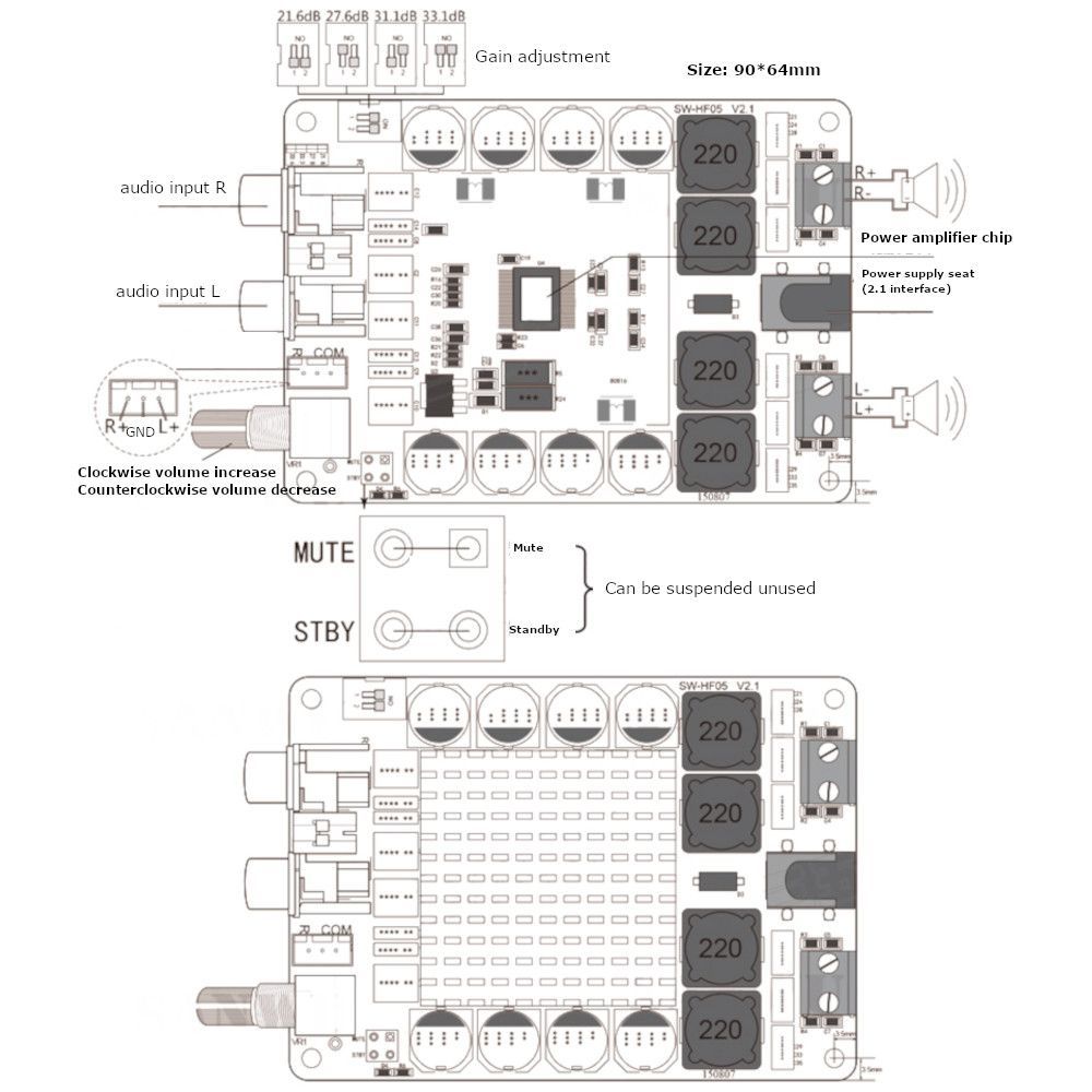 TDA7498-2X100W-Power-Amplifier-Board-High-Power-Digital-Amplifier-Board-Two-Channel-Stereo-1562124