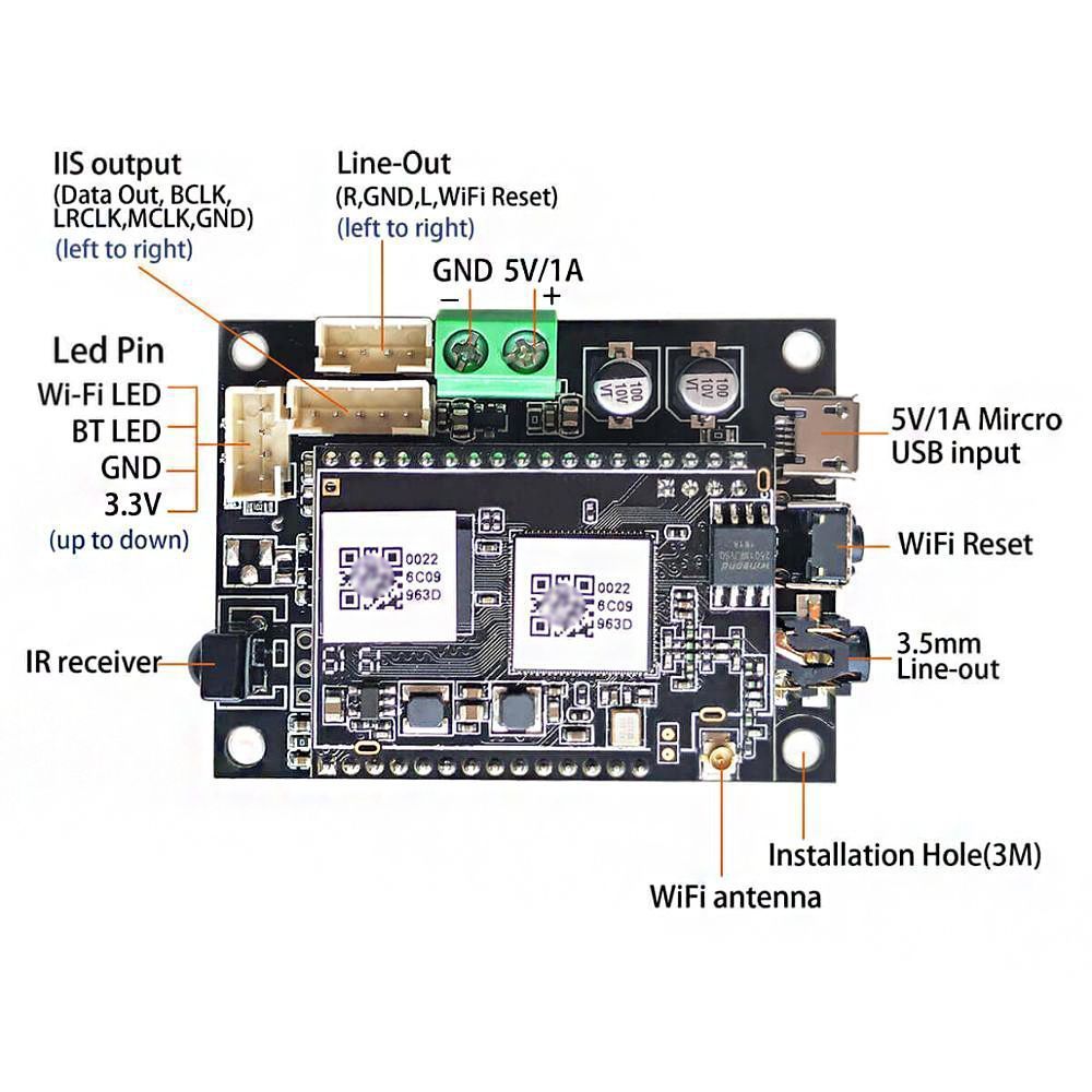 Up2stream-Mini-V2-WiFi-Audio-Receiver-Module-24bit-192kHz-FLAC-Multiroom-for-AmplifiedBoard-1669568