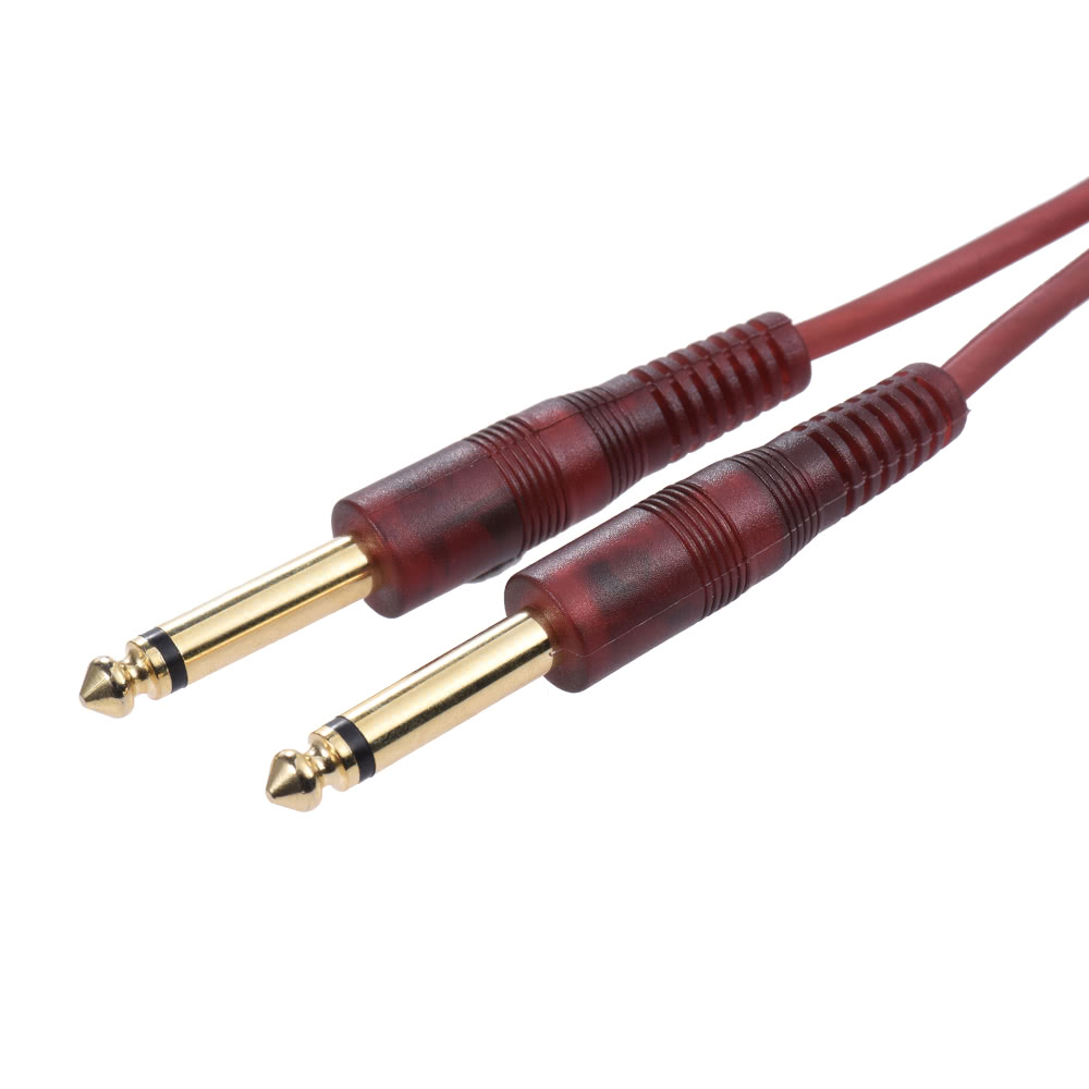 Dual-RCA-to-Dual-TS-635mm-Audio-Cable-Audio-Signal-Cable-for-Mixer-Amplifier-Speaker-Red-1596903