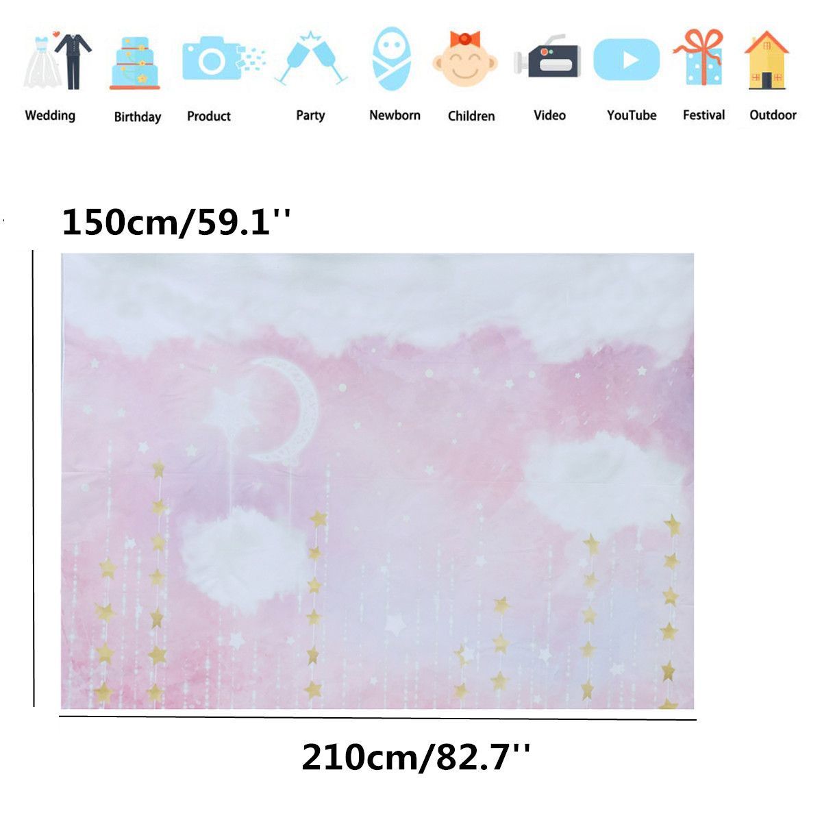 150210cm-Moon-and-Stars-Photography-Background-Cloth-Photo-Studio-Thin-Vinyl-Backdrop-1492120