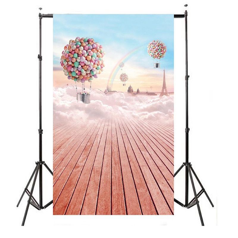 3-x-5ft-Colorful-Sky-Balloon-Wood-Floor-Studio-Photography-Backdrops-Background-1673357