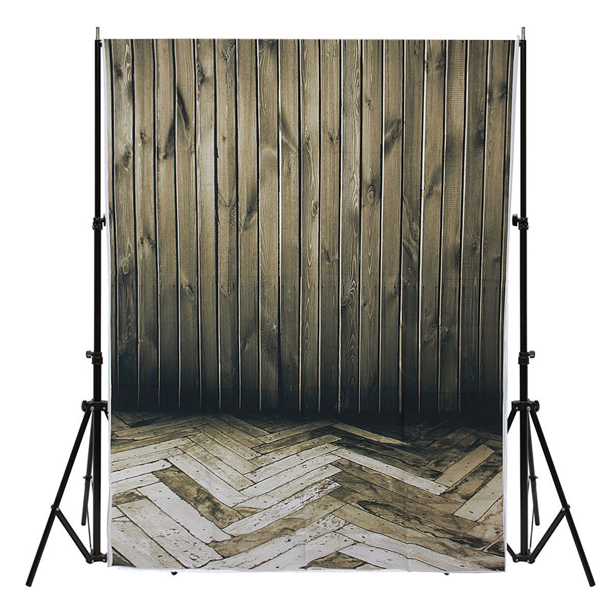 3x5FT-5x7FT-Vinyl-Dark-Wood-Wall-Floor-Photography-Backdrop-Background-Studio-Prop-1408241