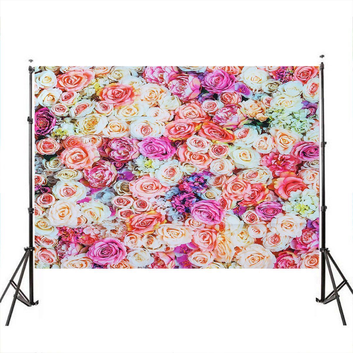 3x5FT-5x7FT-Vinyl-Flower-Rose-Wall-Photography-Backdrop-Background-Studio-Prop-1574726