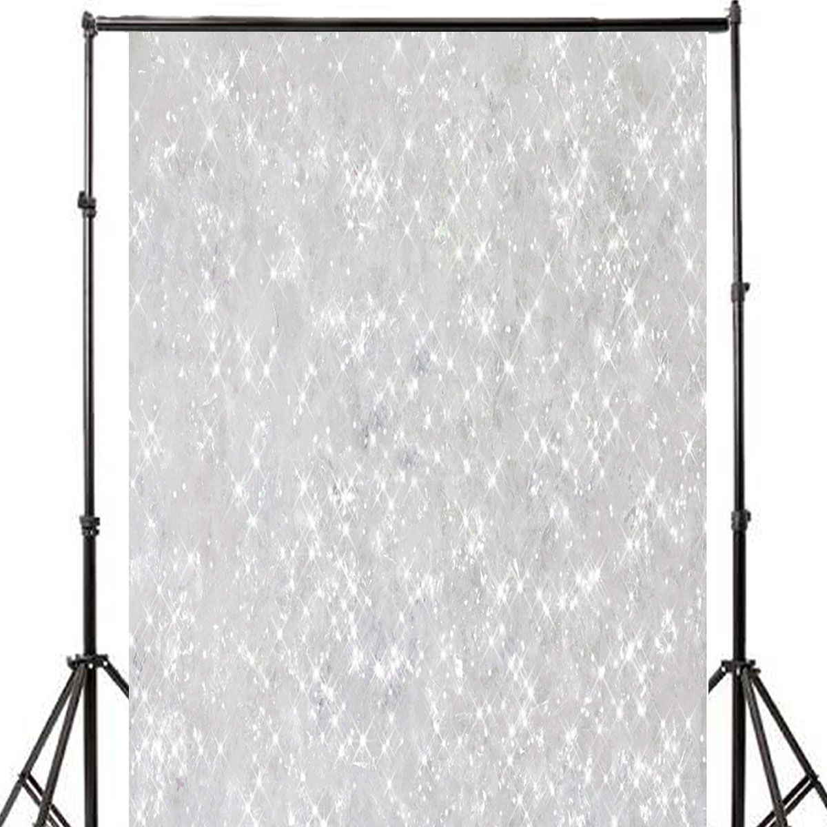 3x5FT-5x7FT-Vinyl-Silver-Star-Shining-Glitter-Photography-Background-Backdrop-Studio-Prop-1434433