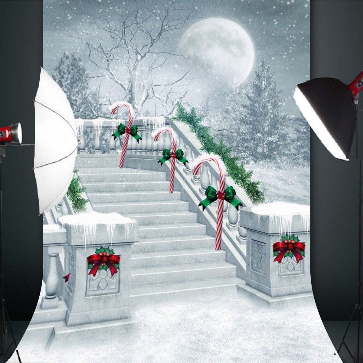 3x5FT-Christmas-Snowy-Street-Ladder-Photography-Backdrop-Studio-Prop-Background-1394510