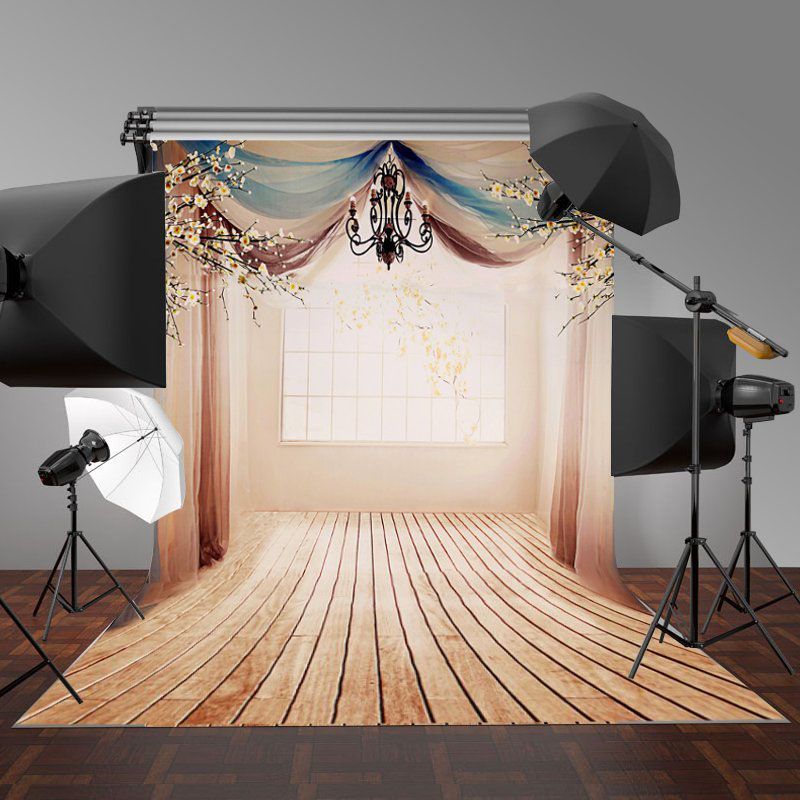 3x5ft-5x7ft-Vinyl-Hall-Wall-Wood-Floor-Photography-Backdrop-Studio-Prop-Equipment-1223185